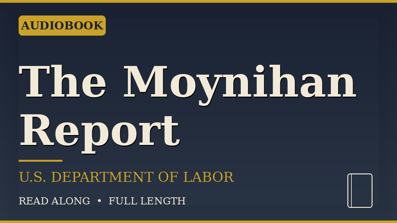 The Moynihan Report audiobook